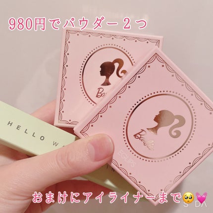 ブラーパウダーパクト ピーチエディション/EGLIPS/プレストパウダーを使ったクチコミ(5枚目)