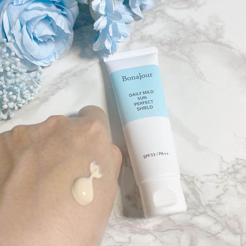 デイリーマイルドサンクリーム/Bonajour/日焼け止めクリームを使ったクチコミ(3枚目)
