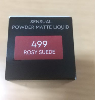 センシュアルパウダーマットリキッド 499 ROSY SUEDE/HERA/口紅を使ったクチコミ（2枚目）