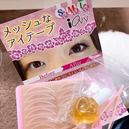 shefun メッシュ アイテープのクチコミ「アイオーヴ
メッシュ式二重まぶたテープ
詳しくは動画でも紹介してます!
→ https://.....」(1枚目)