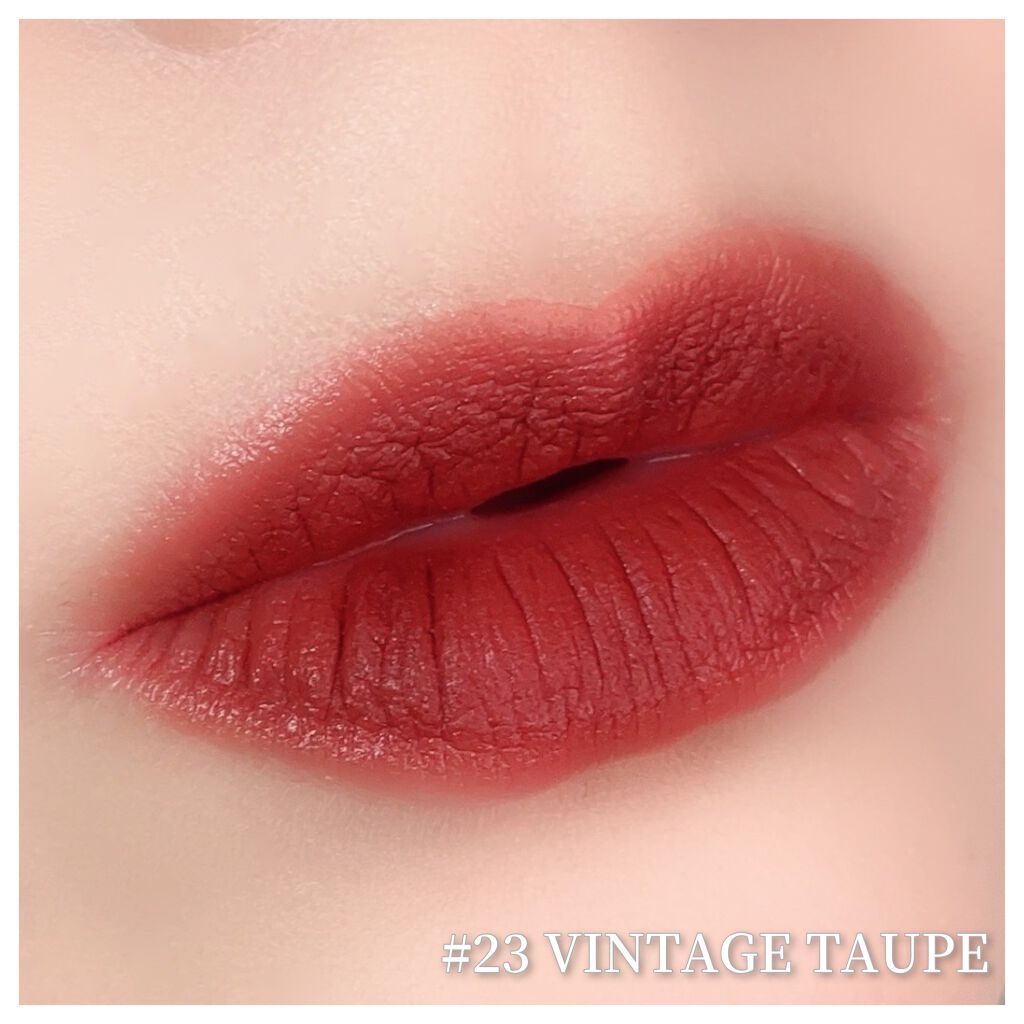 ゼロベルベットティント/rom&nd/リップティントを使ったクチコミ（3枚目）