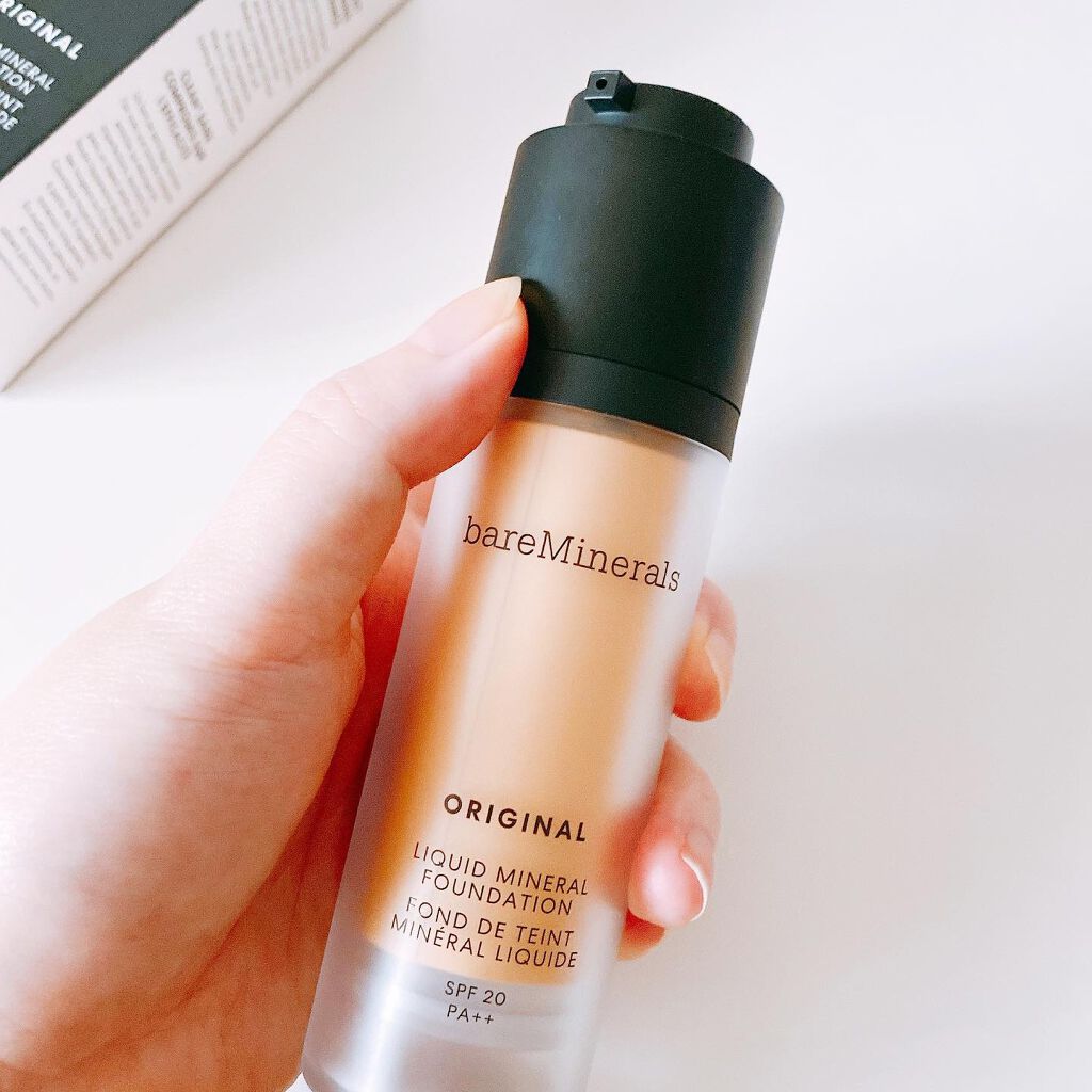 オリジナル  リキッド  ミネラル  ファンデーション フェアアイボリー 02/bareMinerals/リキッドファンデーションを使ったクチコミ（2枚目）