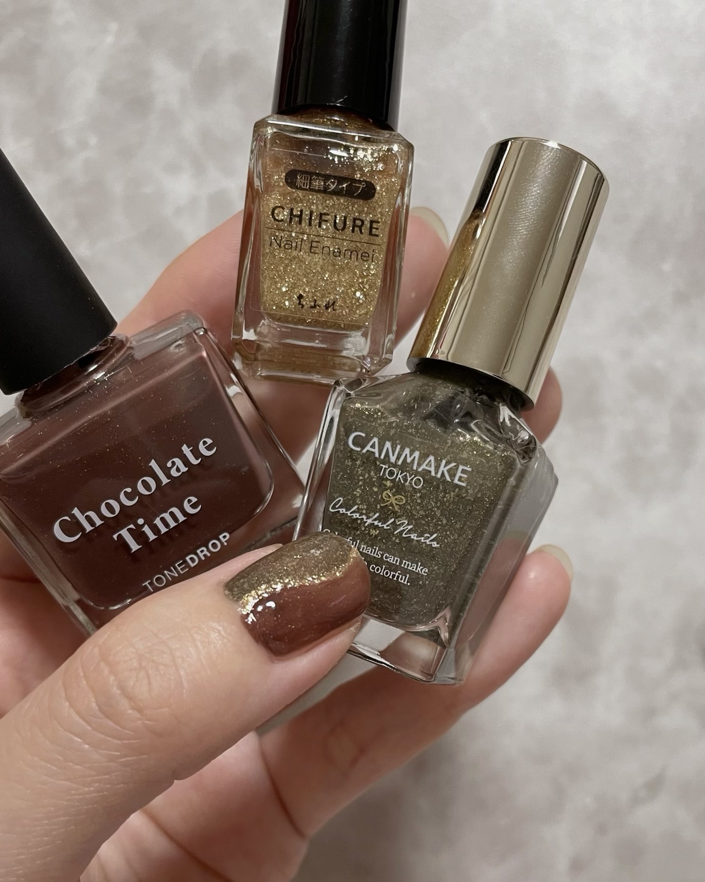 ネイル エナメル 細筆タイプ/ちふれ/マニキュアを使ったクチコミ（2枚目）