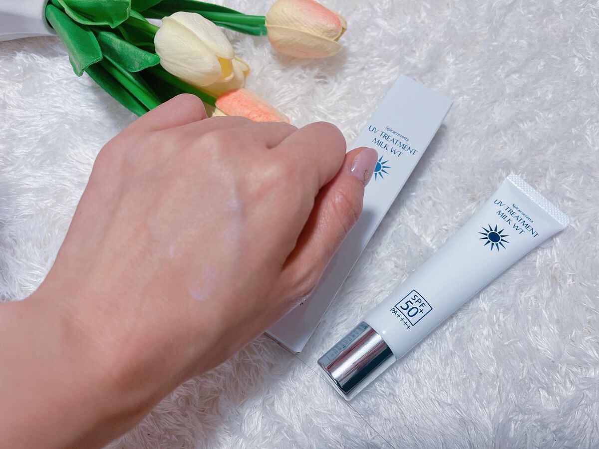 スピラコレッタ UVトリートメントミルクWTSP /日本ライフ製薬/化粧下地を使ったクチコミ(3枚目)