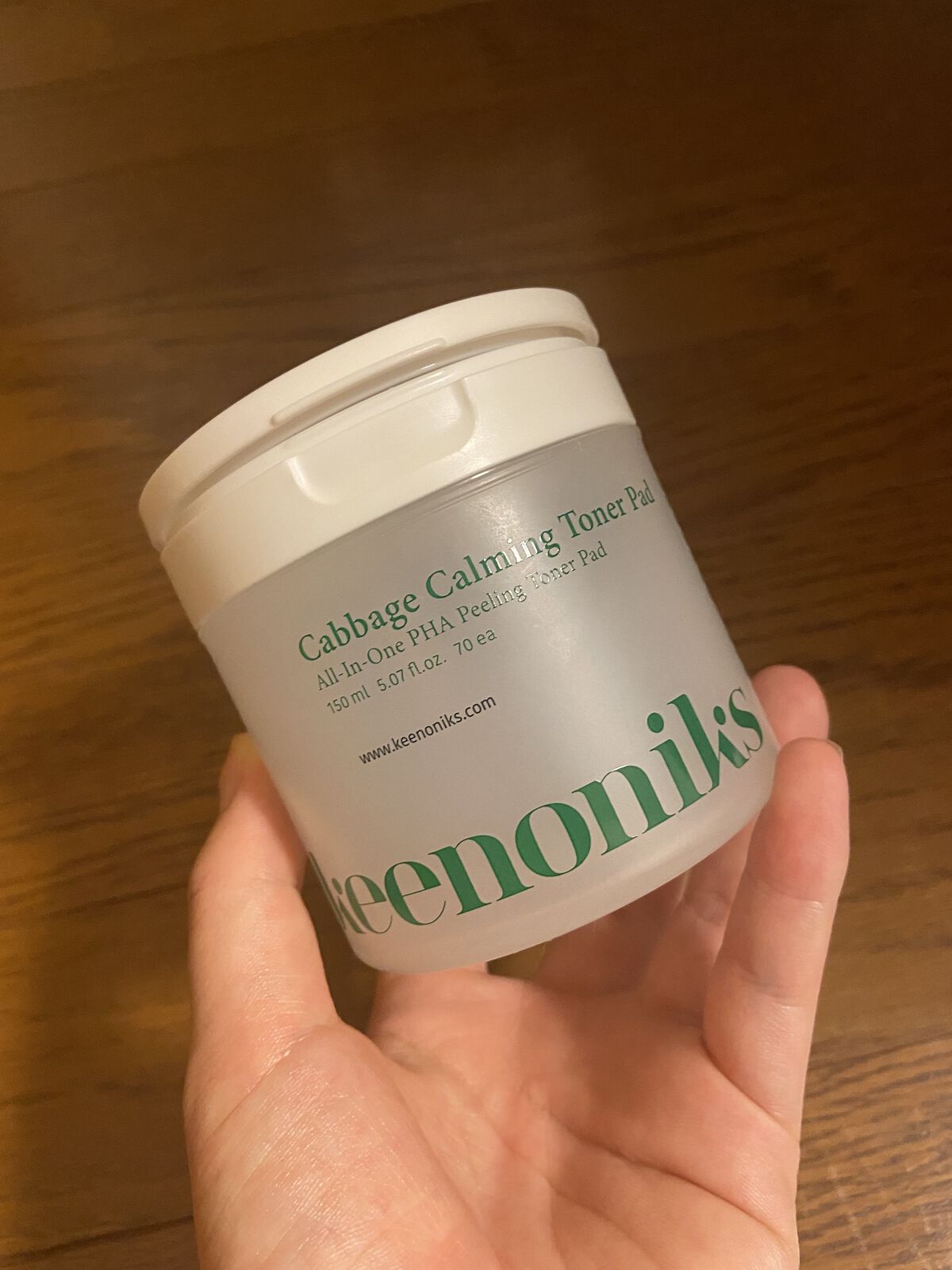 キャベツカーミングトナーパッド/keenoniks/トナーパッドを使ったクチコミ（1枚目）
