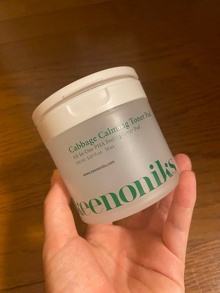 キャベツカーミングトナーパッド/keenoniks/トナーパッドを使ったクチコミ(1枚目)