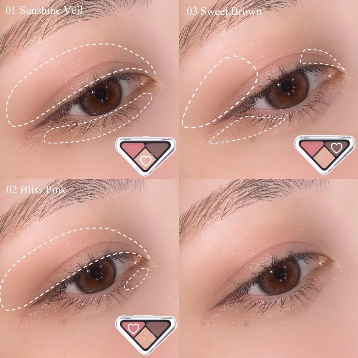 エッセンシャル シャドウ タップ/CLIO/アイシャドウパレットを使ったクチコミ(2枚目)