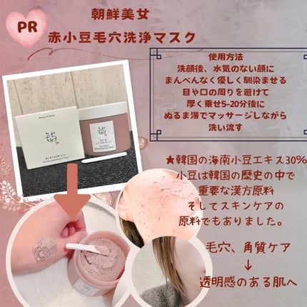 赤小豆毛穴浄化マスク/Beauty of Joseon/その他洗顔料を使ったクチコミ(1枚目)