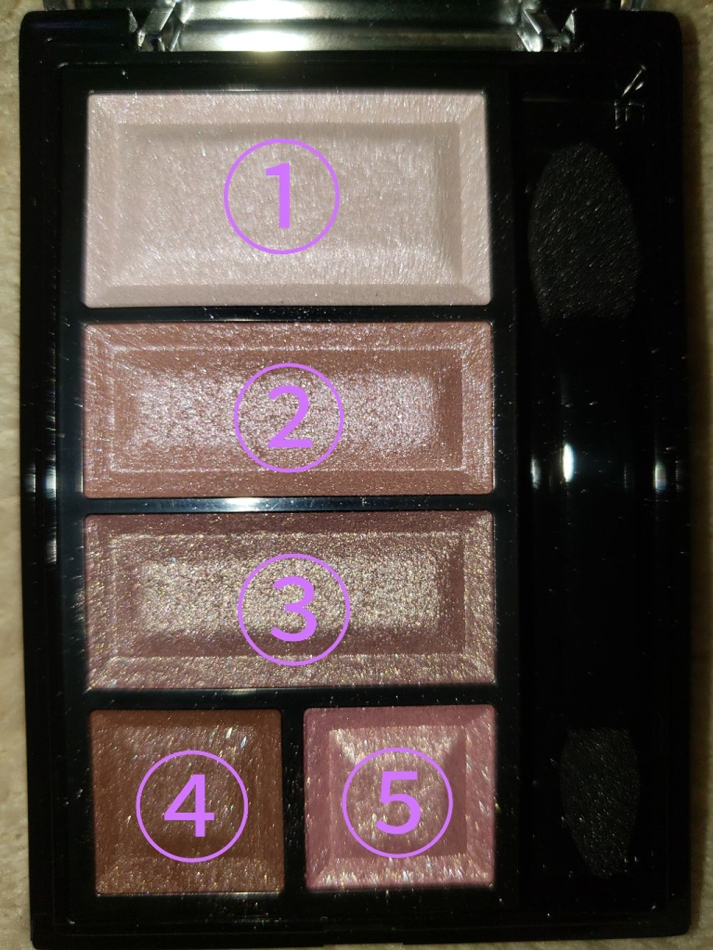 ショコラスウィート アイズ/リンメル ロンドン/アイシャドウパレットを使ったクチコミ(3枚目)