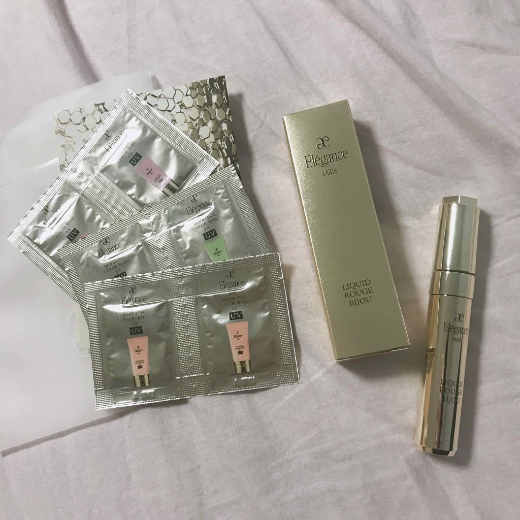 エレガンス リクイッド ルージュ ビジュー/Elégance/口紅を使ったクチコミ（1枚目）