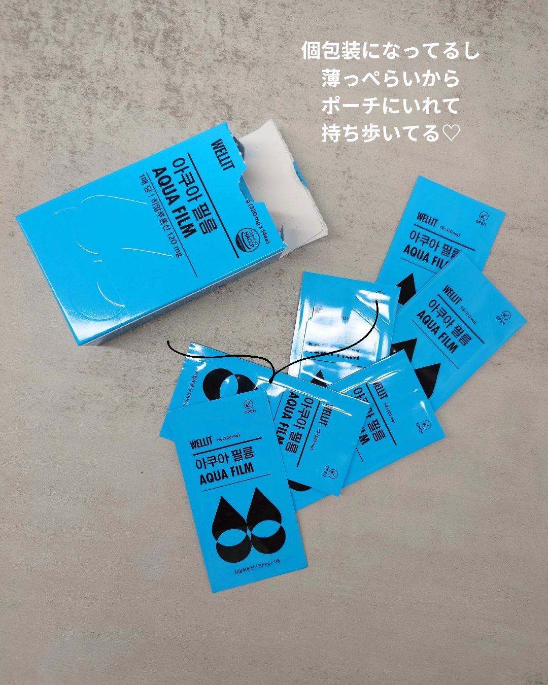 AQUA FILM/WELLIT/美容サプリメントを使ったクチコミ（3枚目）
