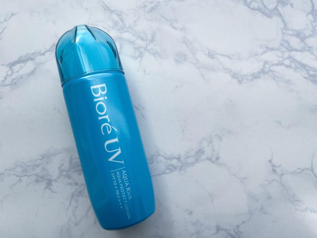 ビオレUV アクアリッチ アクアプロテクトローション(水層パック)/ビオレ/日焼け止めローションを使ったクチコミ(2枚目)