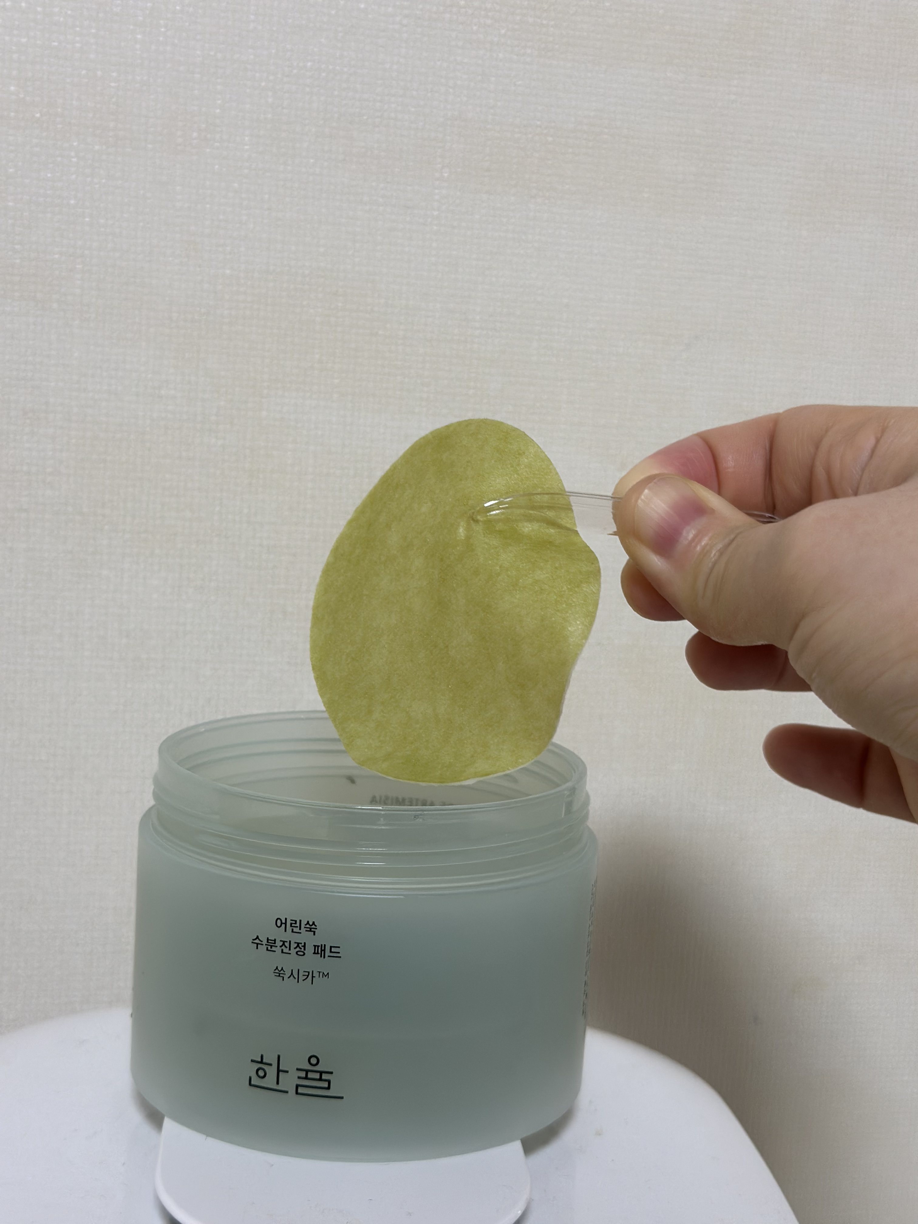 ピュアアルテミシアカーミングパッド/HANYUL(ハンユル)/トナーパッドを使ったクチコミ（3枚目）