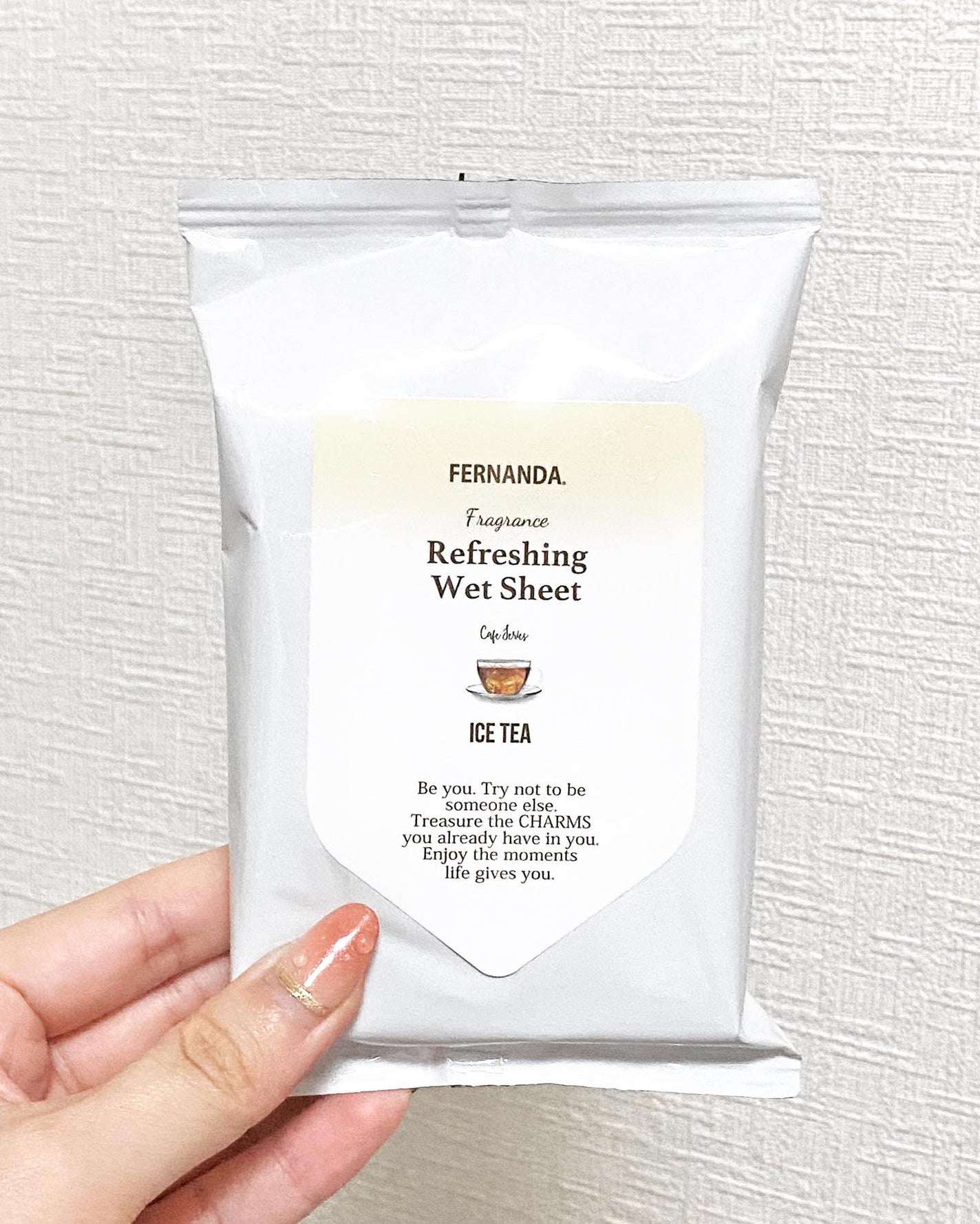 リフレッシング ウェットシート アイスティー/フェルナンダ/ボディシートを使ったクチコミ(1枚目)