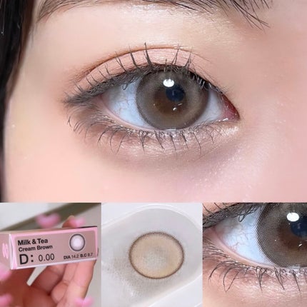 chuuLENS Milk&Tea 1day/chuu LENS/ワンデー(1DAY)カラコンを使ったクチコミ(2枚目)