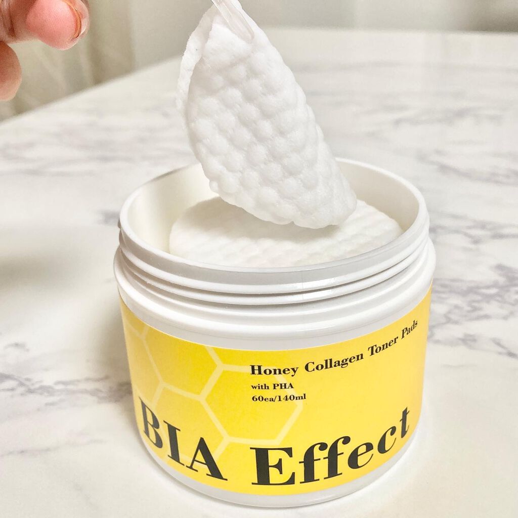はちみつコラーゲントナーパッド/BIA Effect/トナーパッドを使ったクチコミ(4枚目)