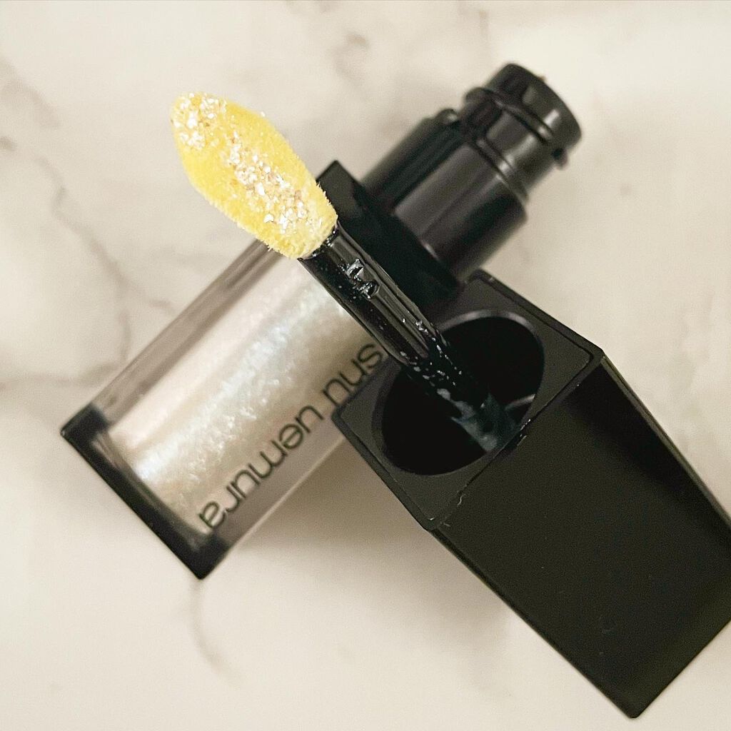 アイ フォイル アイス ダスト(限定色)/shu uemura/リキッドアイシャドウを使ったクチコミ（3枚目）