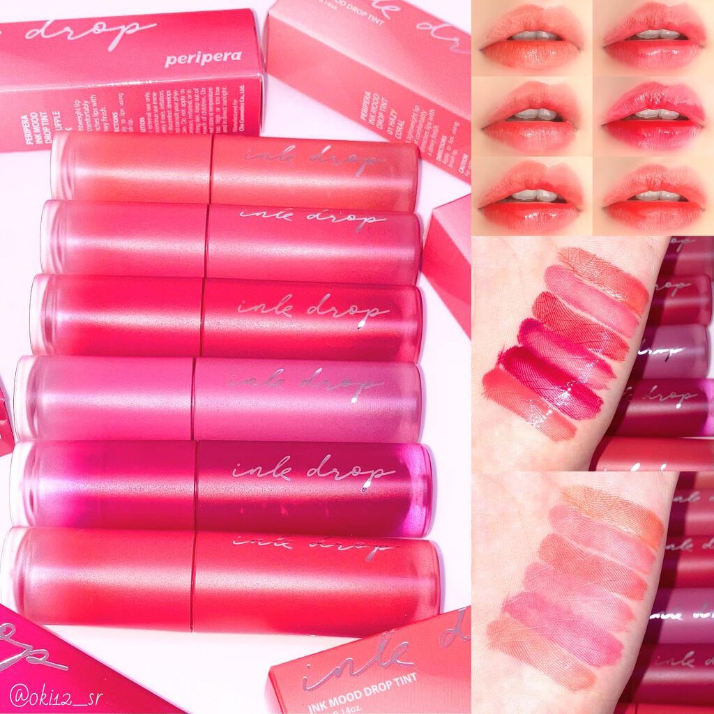 インク ムード ドロップ ティント/PERIPERA/リップグロスを使ったクチコミ(6枚目)