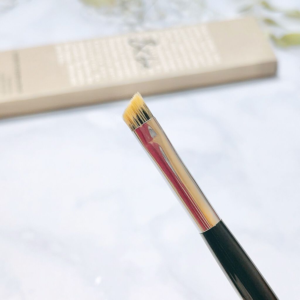 ダブルエンドアイブロウブラシ熊野筆/＆be/メイクブラシを使ったクチコミ（2枚目）