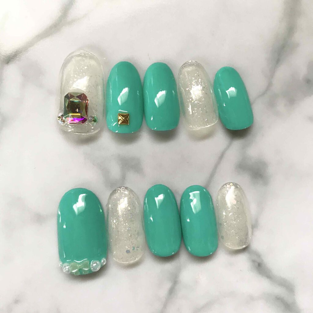 ジェルネイル(ライト対応)/セリア/ジェルネイルを使ったクチコミ(1枚目)