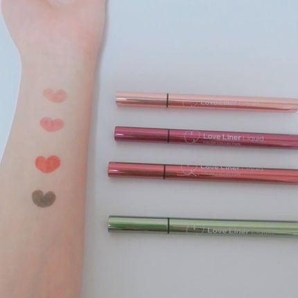 ラブライナー カラーコレクション/ラブ・ライナー/リキッドアイライナーを使ったクチコミ(3枚目)