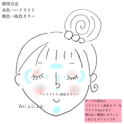 フェイスグロウカラー/CEZANNE/クリームハイライトを使ったクチコミ(6枚目)