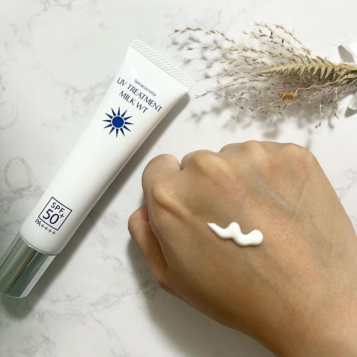 スピラコレッタ UVトリートメントミルクWTSP /日本ライフ製薬/化粧下地を使ったクチコミ（2枚目）