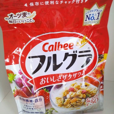 カルビー フルグラのクチコミ「食欲ない 
暑すぎる
時間がない
食物繊維・鉄分とりたい！
の時

朝食
お昼
に如何ですか….....」（1枚目）