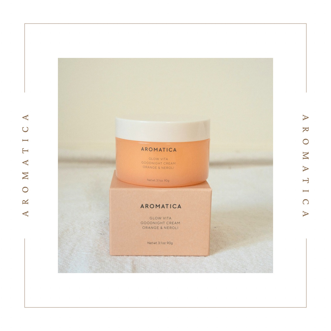 AROMATICA グロービタグットナイトクリームのクチコミ「【AROMATICA】
GLOW VITA GOODNIGHT CREAM

使い始めて10日.....」（1枚目）