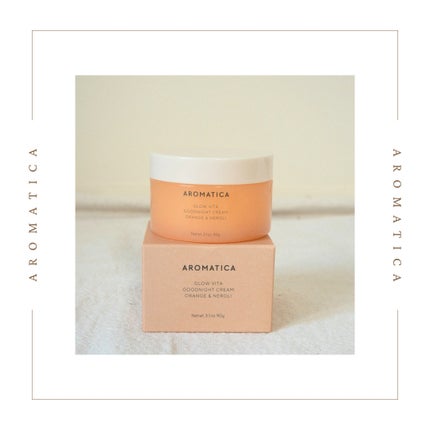 グロービタグットナイトクリーム/AROMATICA/フェイスクリームを使ったクチコミ(1枚目)