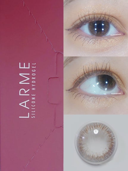 ラルム シリコーンハイドロゲル ダブルモイストUV ワンデー/LARME/カラーコンタクトレンズを使ったクチコミ(2枚目)