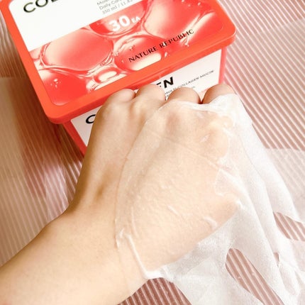 インテンスマルチコラーゲンムチンデイリーマスク/ネイチャーリパブリック/シートマスク・パックを使ったクチコミ(7枚目)