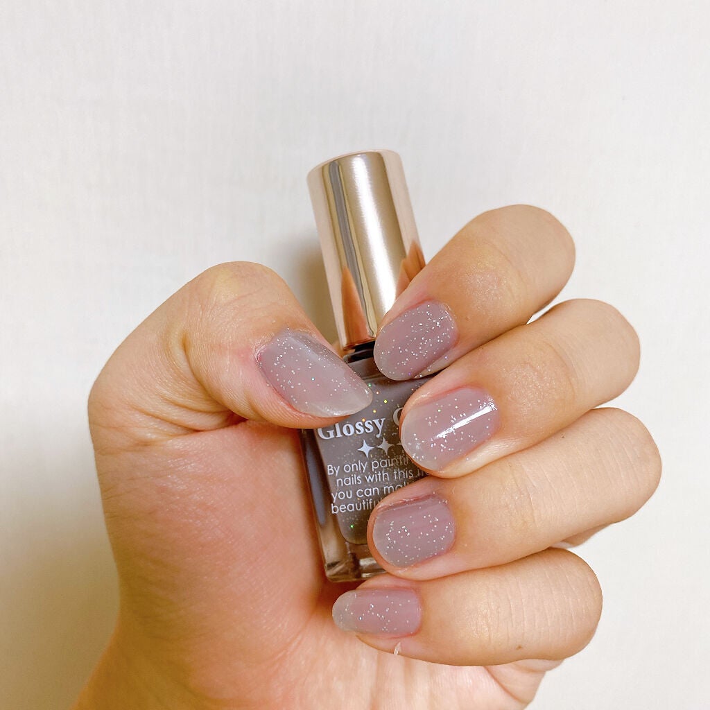 グロッシーコート/スキューズミー/オールインワンネイルを使ったクチコミ(8枚目)