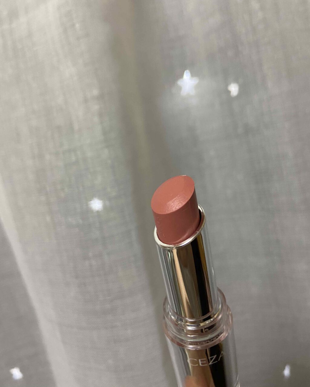 ラスティンググロスリップ/CEZANNE/口紅を使ったクチコミ（2枚目）