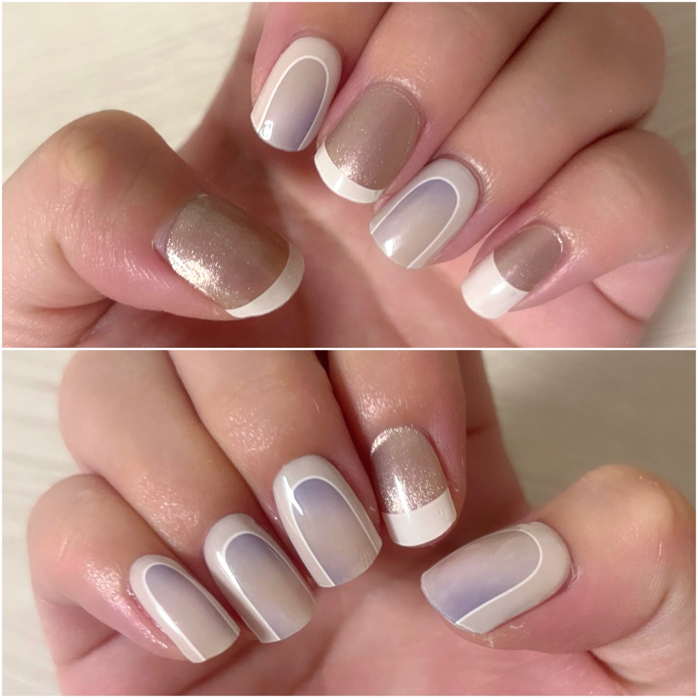 セミキュアジェルネイル(ハンド)/ohora/ネイルシールを使ったクチコミ(3枚目)