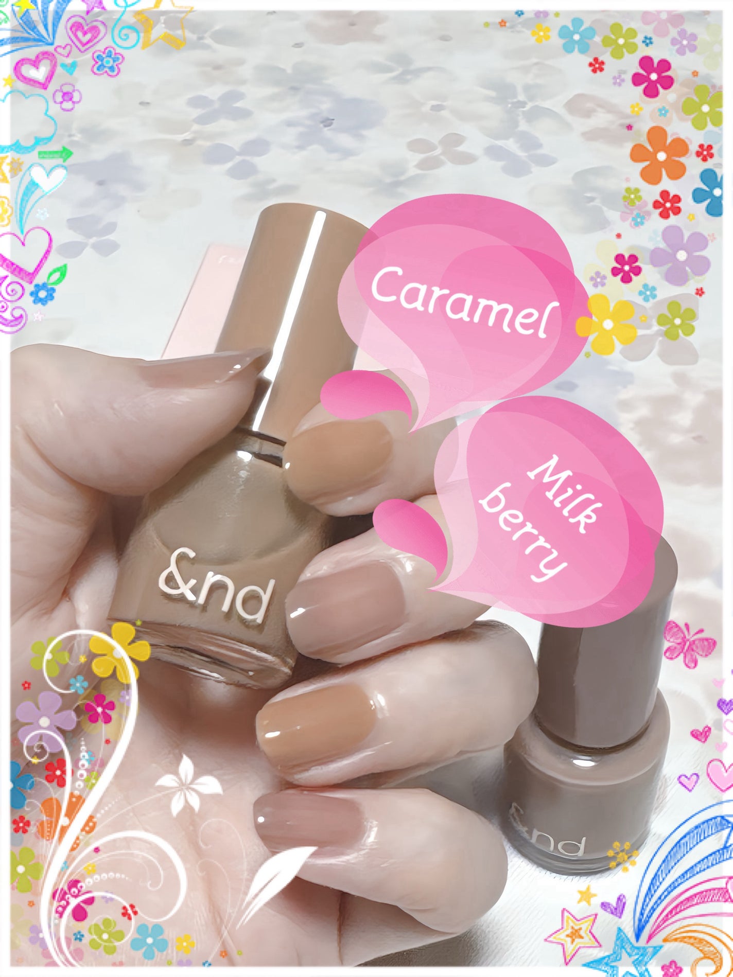 アンドバイロムアンド グラッシードロップネイル/&nd by rom&nd/マニキュアを使ったクチコミ(1枚目)