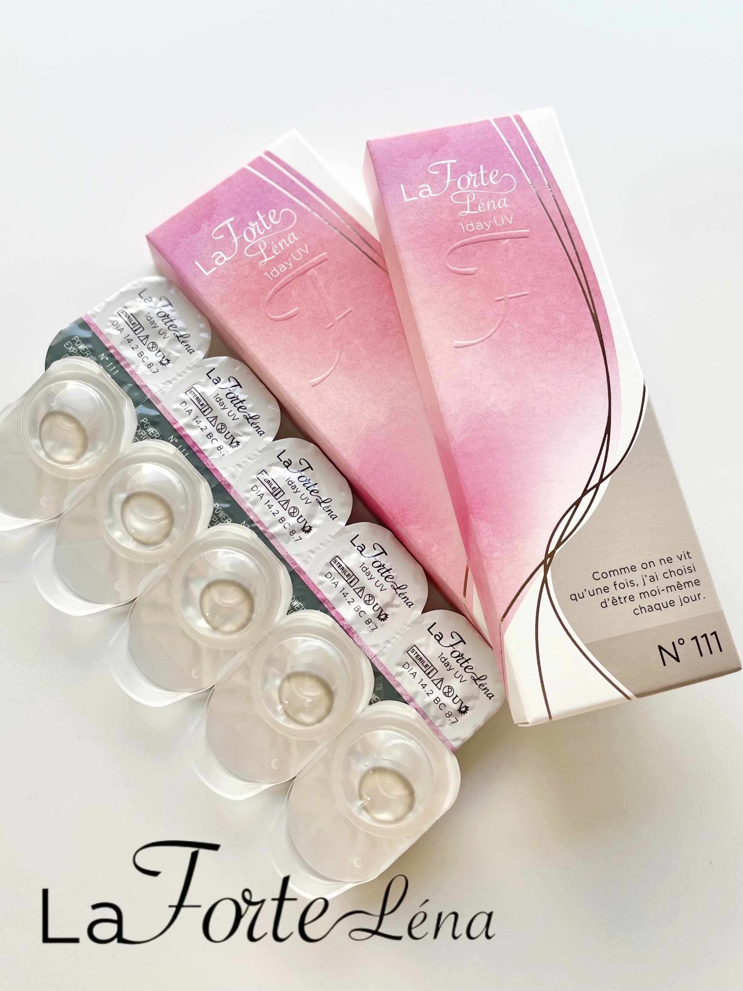 LaFORTE Lena 1day UV/LaFORTE/ワンデー（１DAY）カラコンを使ったクチコミ（1枚目）