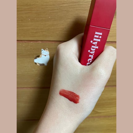 ブラッディライアー コーティングティント/lilybyred/リップティントを使ったクチコミ(4枚目)