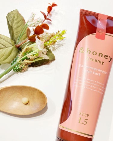 &honey  Creamy EXダメージリペアヘアパック1.5/&honey/洗い流すヘアトリートメントを使ったクチコミ（3枚目）