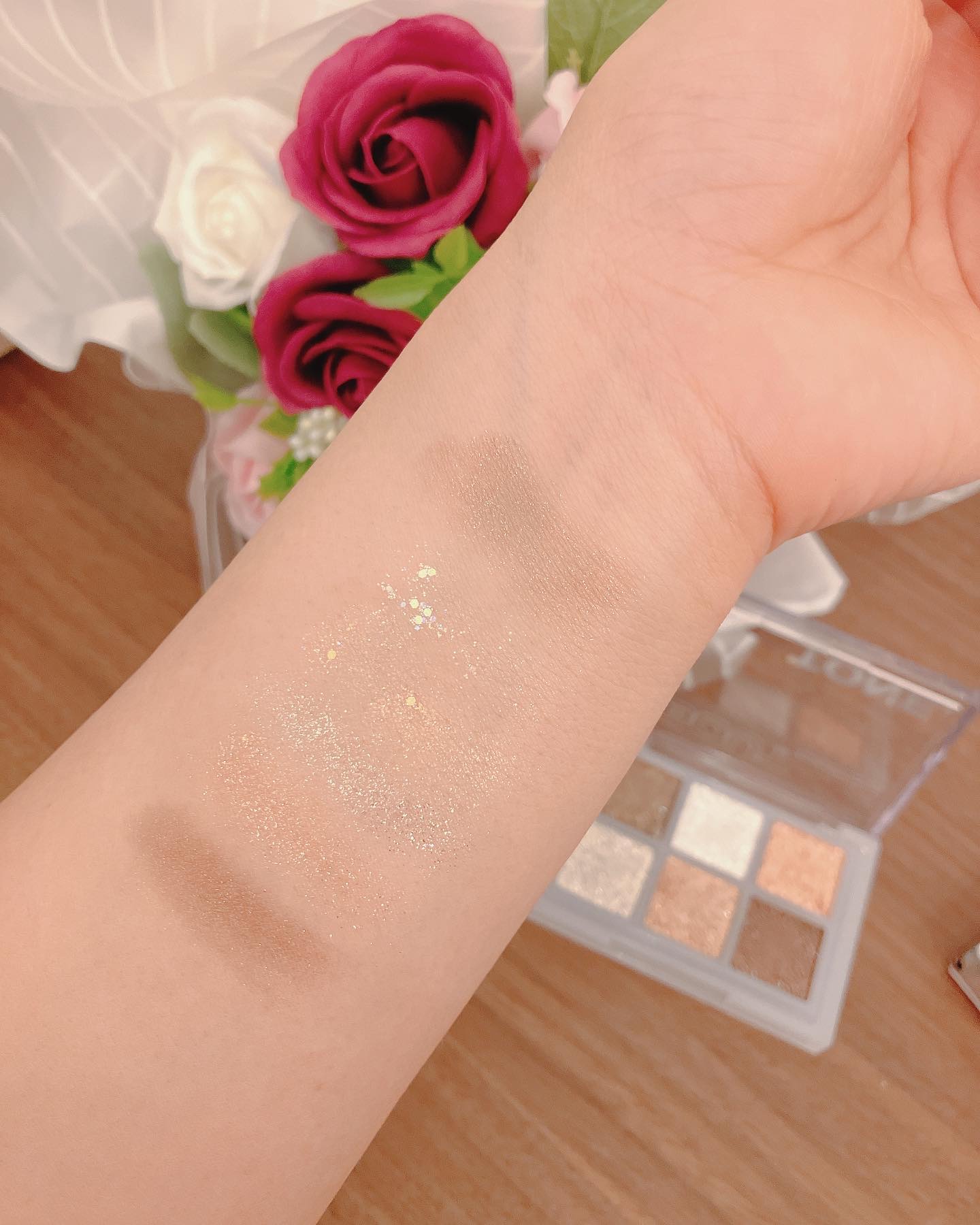 オーマイグリッターポップ/ABOUT TONE/アイシャドウパレットを使ったクチコミ（3枚目）