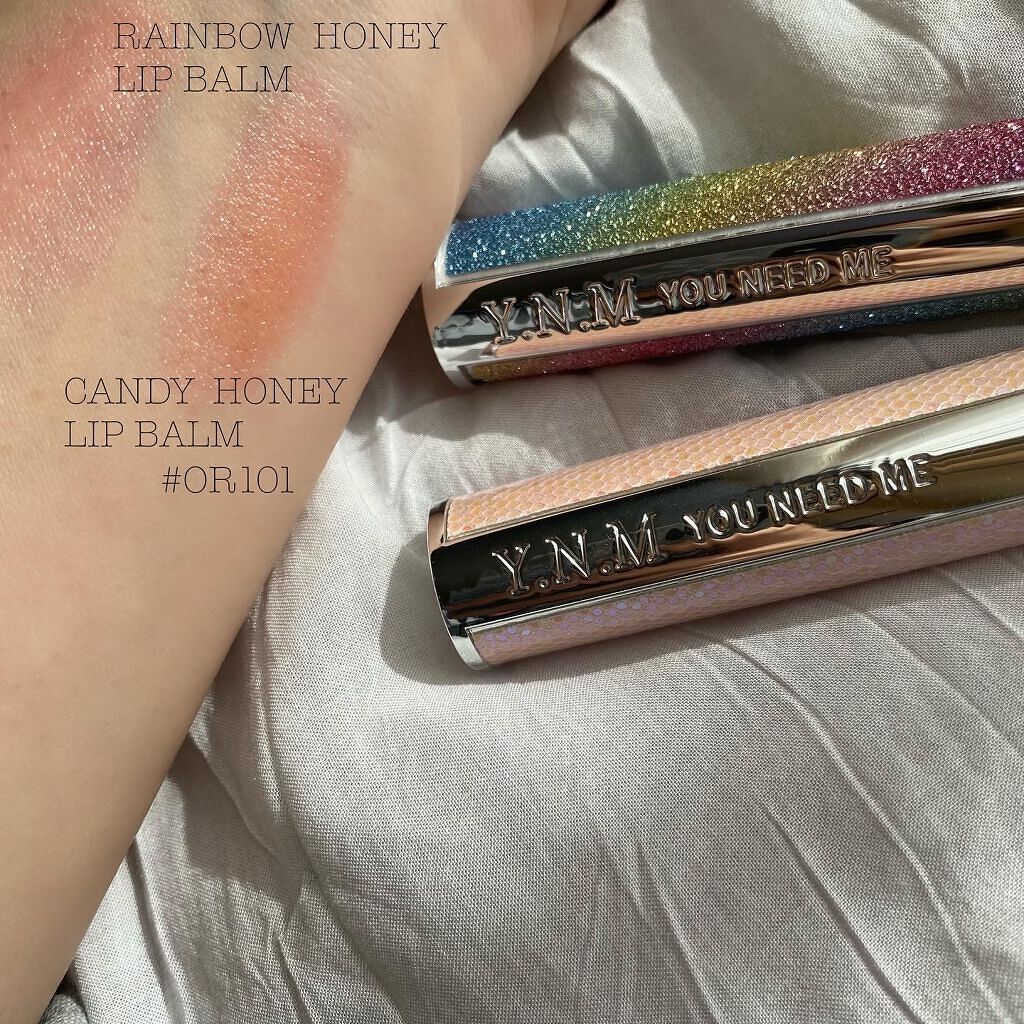 YNM レインボーハニーリップバーム/YNM/リップバームを使ったクチコミ(2枚目)