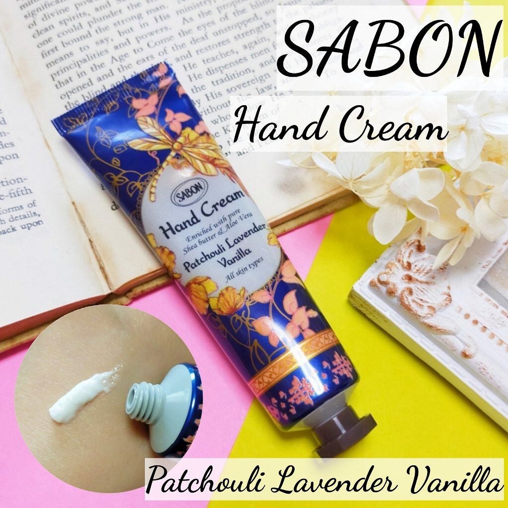 ハンドクリーム パチュリ ・ ラベンダー ・ バニラ コレクターズ ・ エディション/SABON/ハンドクリームを使ったクチコミ(1枚目)