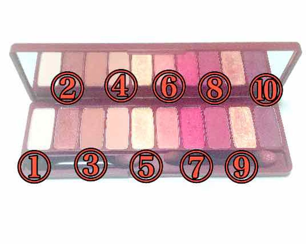 プレイカラー アイシャドウ/ETUDE/アイシャドウパレットを使ったクチコミ（2枚目）