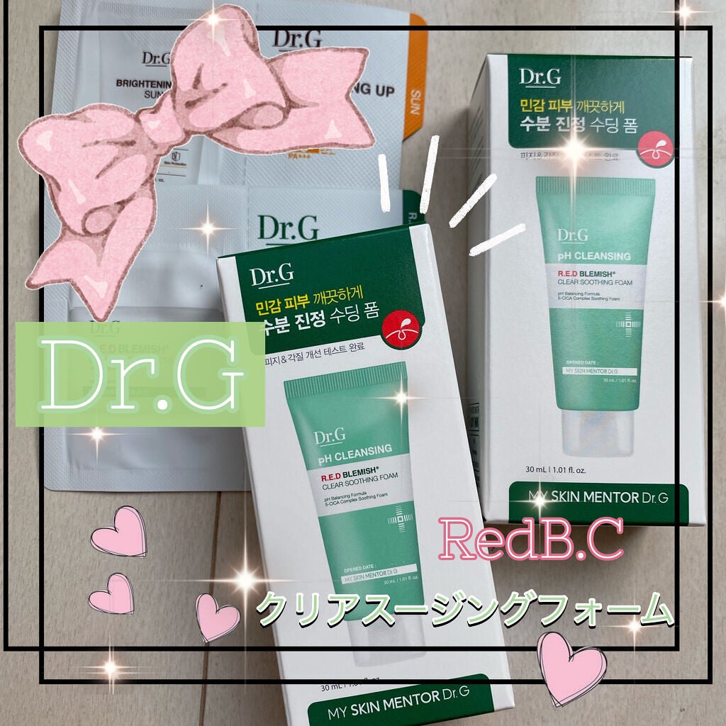 弱酸性レッドブレミッシュクリアスージングフォーム/Dr.G/洗顔フォームを使ったクチコミ(1枚目)