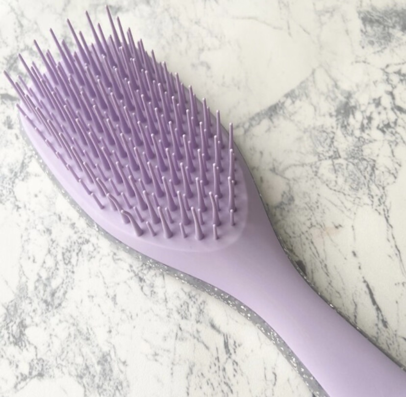 タングルティーザー ザ・アルティメットディタングラー ミニ アイリススパークル/TANGLE TEEZER/ヘアブラシを使ったクチコミ（1枚目）