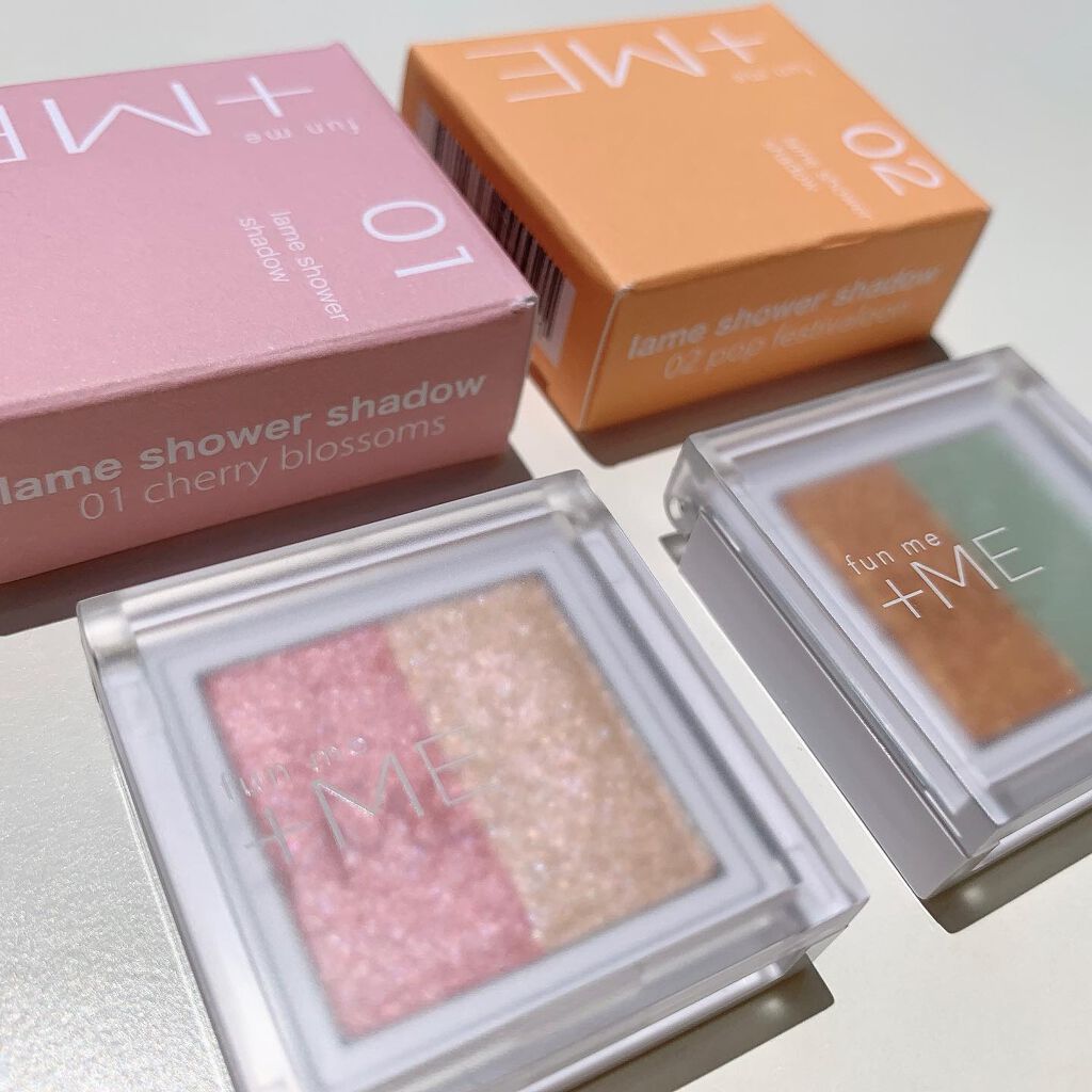 ラメシャワーシャドウ/funme+ME/ジェル・クリームアイシャドウを使ったクチコミ(2枚目)