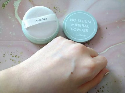 ノーセバム ミネラルパウダー N/innisfree/ルースパウダーを使ったクチコミ(1枚目)
