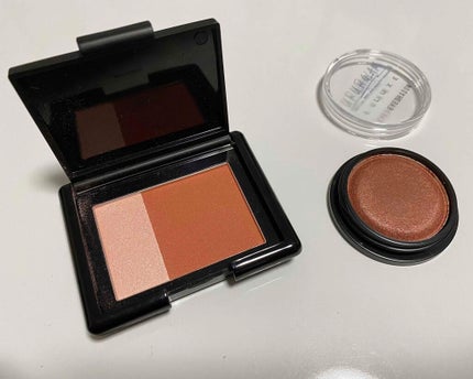 UR GLAM LUXE CHEEK & HIGHLIGHT/U R GLAM/パウダーチークを使ったクチコミ(2枚目)