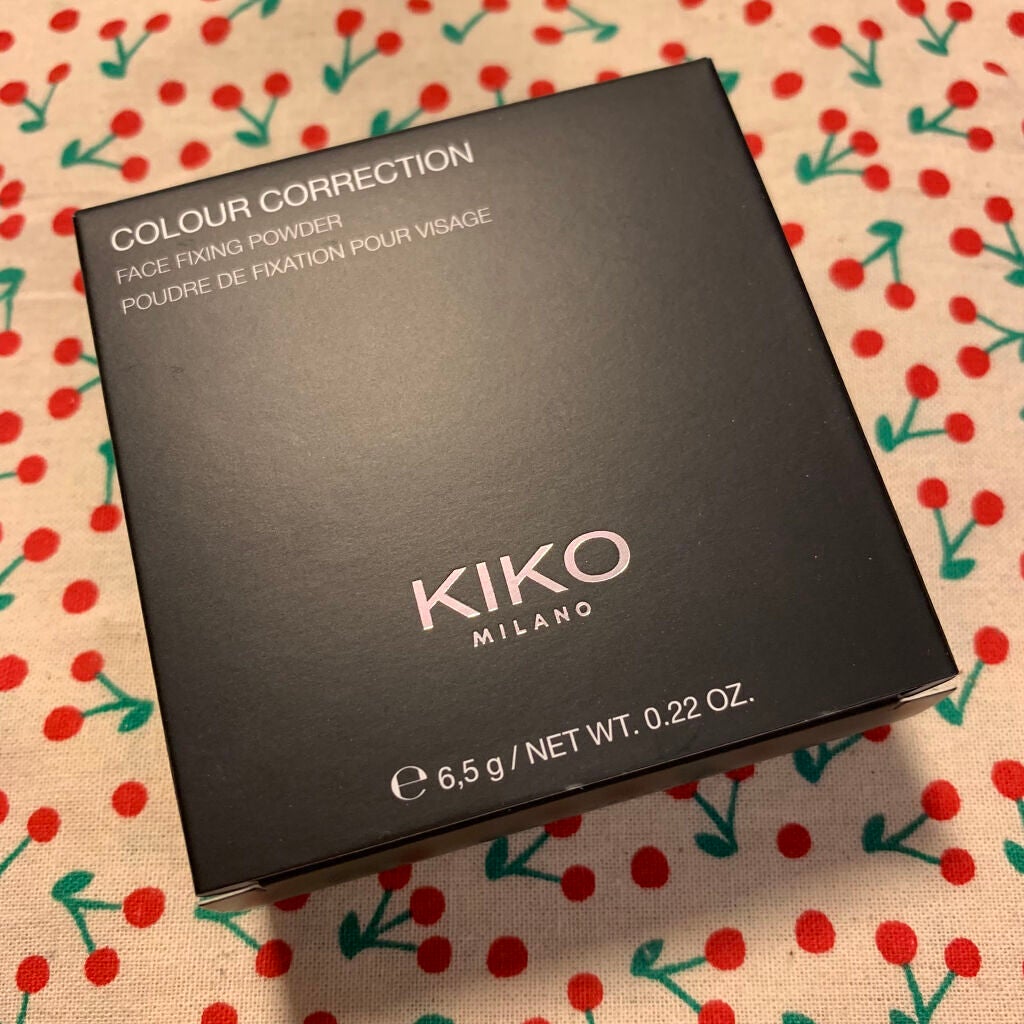 colour correction face fixing powder/KIKO/プレストパウダーを使ったクチコミ(1枚目)
