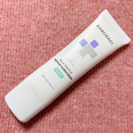 ミルクシスルリペアシカサンスクリーンプラス/BANOBAGI/日焼け止めミルクを使ったクチコミ(1枚目)